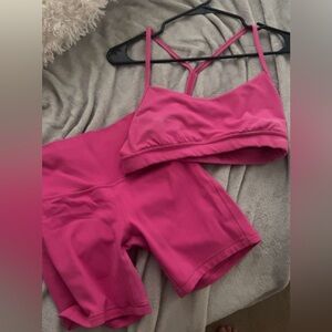 Lululemon sonic pink set